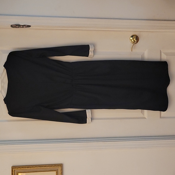 EUC Vintage 1960s Mod Chevron Neckline Anthony Richard's Dress - Picture 12 of 15